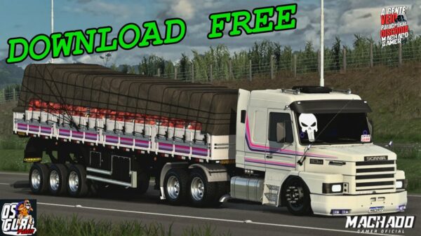 Scania 113 Top + Granel Arqueada Mod Ets2 1.48