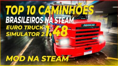 Top 10 Caminhões na Steam Mod Ets2 1.48