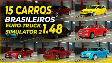 Top 15 Mod de Carros Brasileiros Ets2 1.48