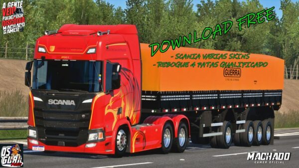 Scania Qualificada + Granel Top Mod Ets2 1.49