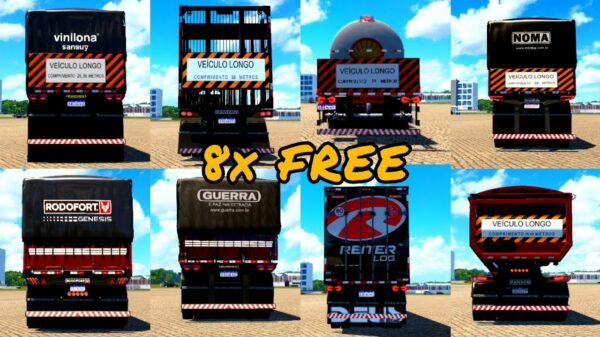 Pack de Bitrens e Rodotrens Qualificados Mod Ets2 1.49